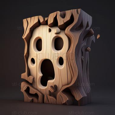 3D модель Игра Святой Гравити Призрак (STL)